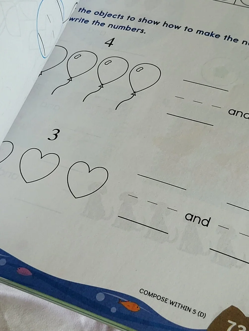 Math Activity Book Grade K.